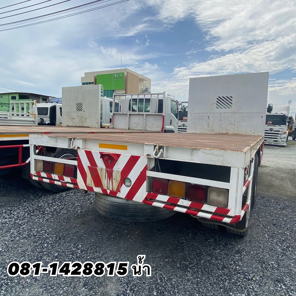🚚 สิบล้อพื้นเรียบ ISUZU FVZ 300 แรง ปี 2557 (0812) 🚚 สิบล้อพื้นเรียบ ISUZU FVZ 300 แรง ปี 2557 (0812)