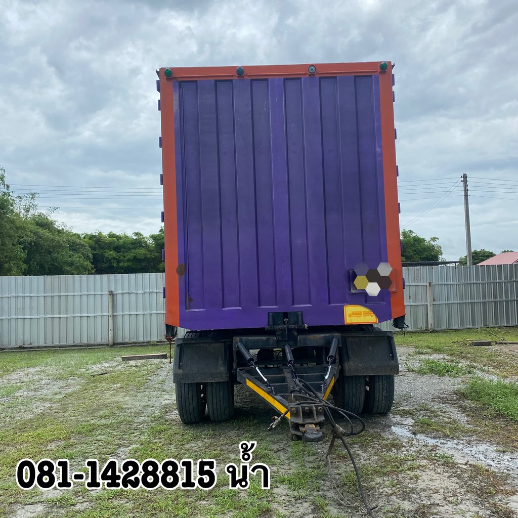 🚚หางตู้สิบบานสองเพลา อู่อัลลิคอร์น ปี 2563 (7735)