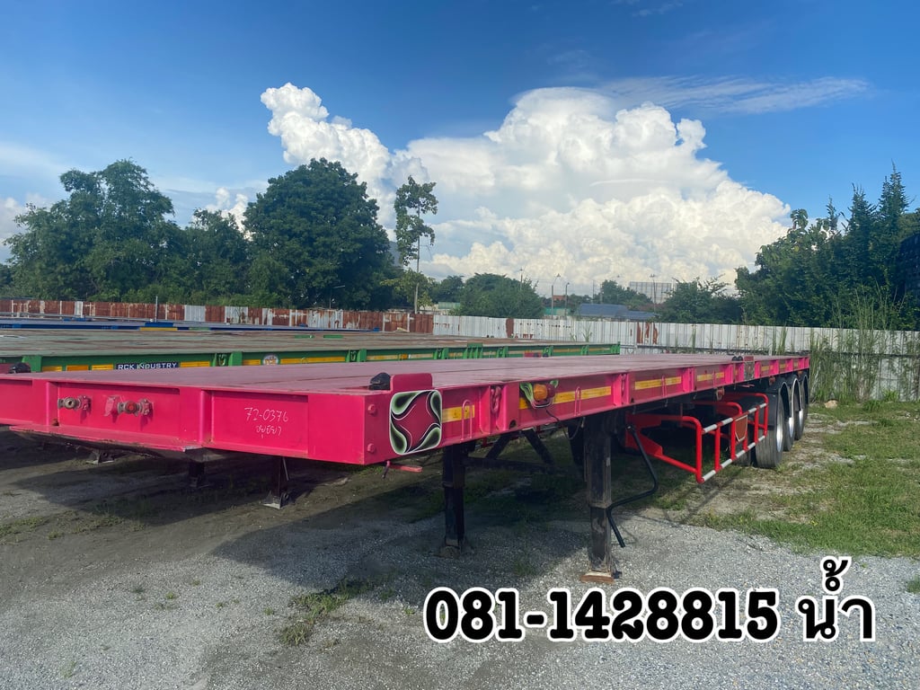 💥 หางพื้นเรียบ สามเพลา อู่เดอะซัน ปี 2565 (0376)