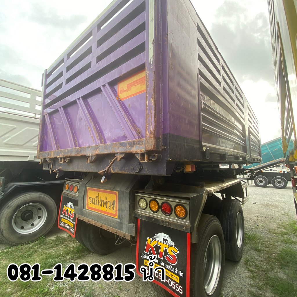 🚚 หางเซมิดั้มพ์ สองเพลา อู่เพชรรัตน์นำกิจเจริญ ปี 2566 (9819)