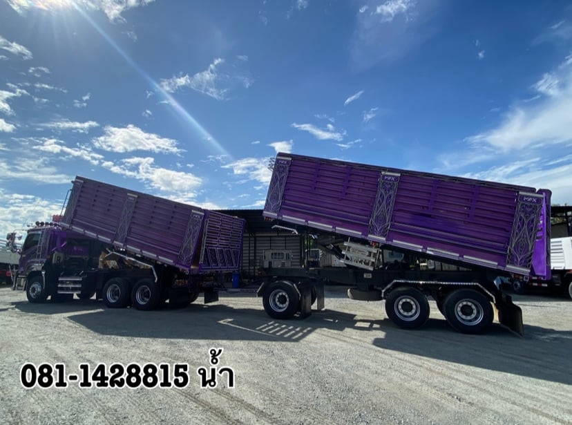 ISUZU FXZ 360แรงม้า รถบรรทุก 10ล้อ พ่วงแม่ลูก ปี2023 (9107 9108) ISUZU FXZ 360แรงม้า รถบรรทุก 10ล้อ พ่วงแม่ลูก ปี2023 (9107 9108)