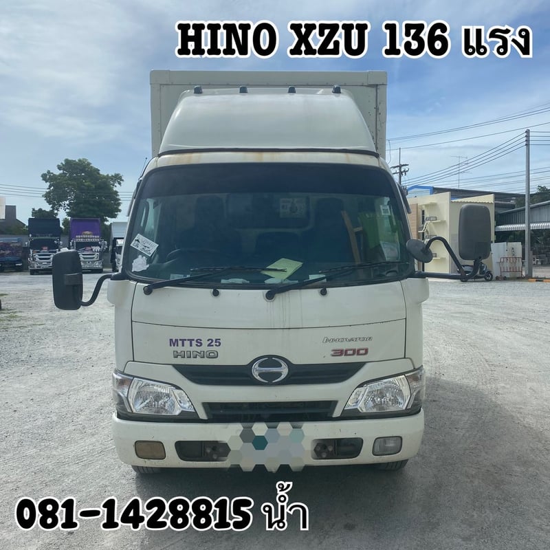 สี่ล้อตู้ HINO XZU 136 แรง ปี 2561 (4583)