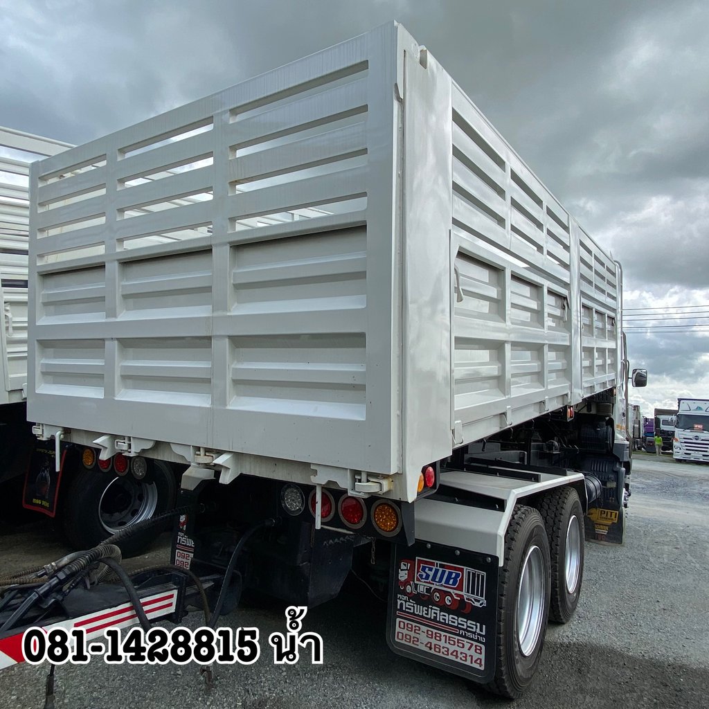 🚚 HINO FM 344แรงม้า รถบรรทุก 10ล้อ พ่วงแม่ลูก ปี2022 (2753 1976)
