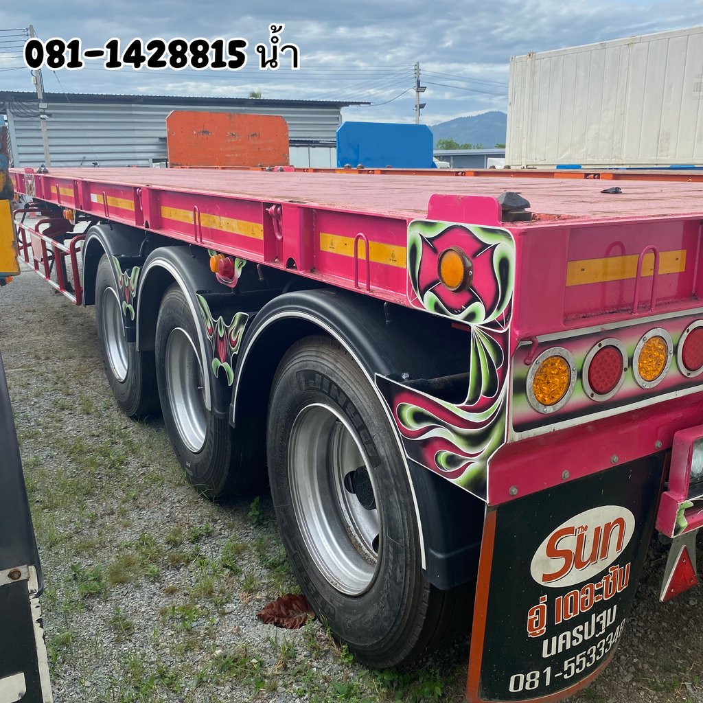 หางพื้นเรียบ สามเพลา อู่เดอะซัน ปี 65 (0376) หางพื้นเรียบ สามเพลา อู่เดอะซัน ปี 65 (0376)