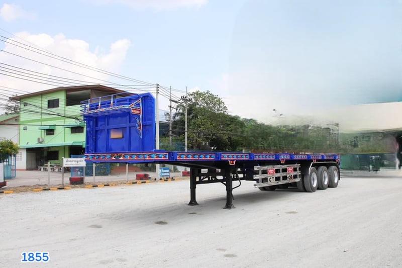 หางพื้นเรียบ สามเพลา อู่ CTT ปี 2565 (1885)