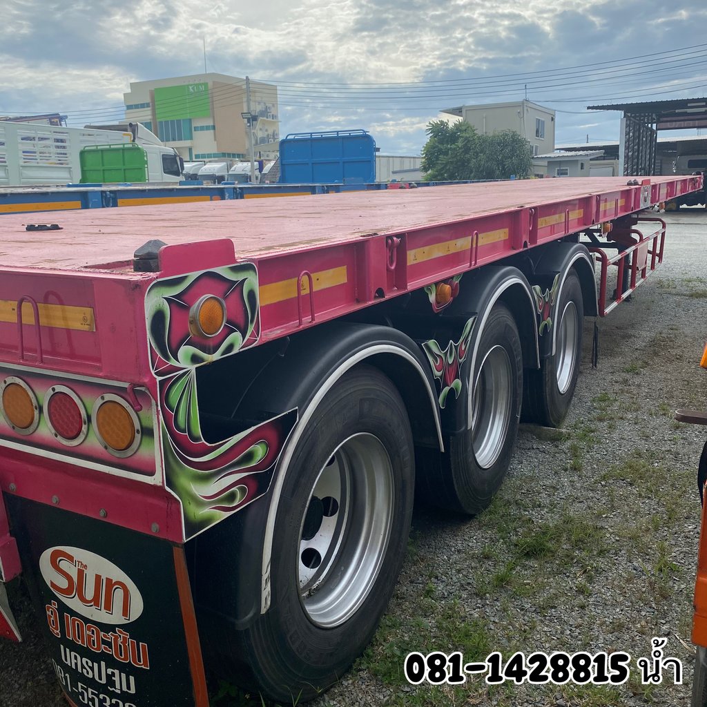 หางพื้นเรียบ สามเพลา อู่เดอะซัน ปี 65 (0376) หางพื้นเรียบ สามเพลา อู่เดอะซัน ปี 65 (0376)