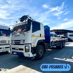 🚚 สิบล้อพื้นเรียบ ISUZU FVM 240 แรง ปี 2561 (1517) 🚚 สิบล้อพื้นเรียบ ISUZU FVM 240 แรง ปี 2561 (1517)