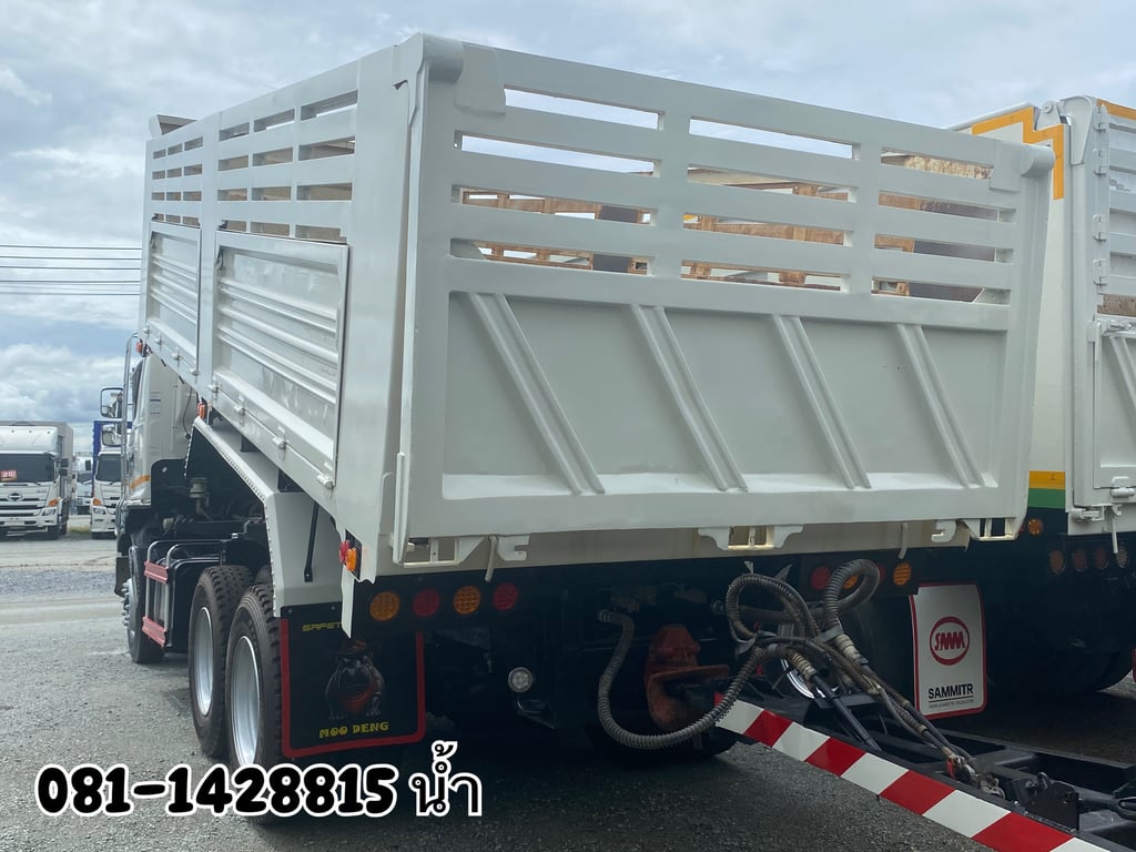 HINO FM 344แรงม้า รถบรรทุก 10ล้อ กระบะเหล็ก ปี2022 (1820 1821)