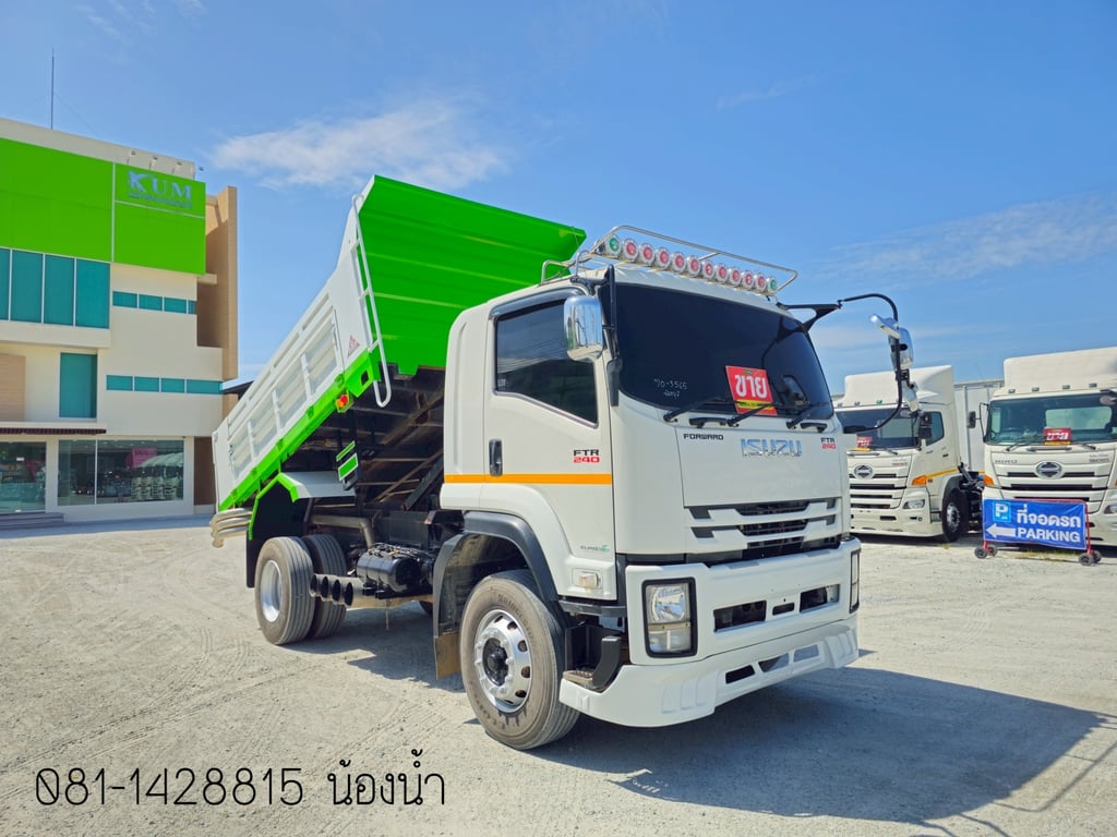 ISUZU FTR 240แรงม้า รถบรรทุก 6ล้อ ดั้มพ์ ปี2022 (3565) ISUZU FTR 240แรงม้า รถบรรทุก 6ล้อ ดั้มพ์ ปี2022 (3565)