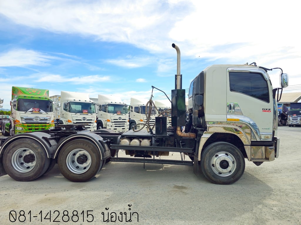 ISUZU GXZ 360แรงม้า รถบรรทุก 10ล้อ หัวลาก เฉพาะหัว ปี2016(3822)