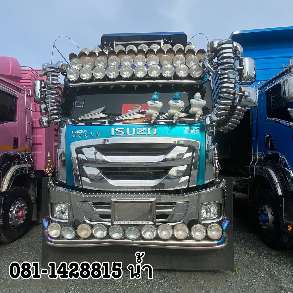 ISUZU FXZ 360แรงม้า รถบรรทุก 10ล้อ พ่วงแม่ลูก ปี2023 (5236 5237)