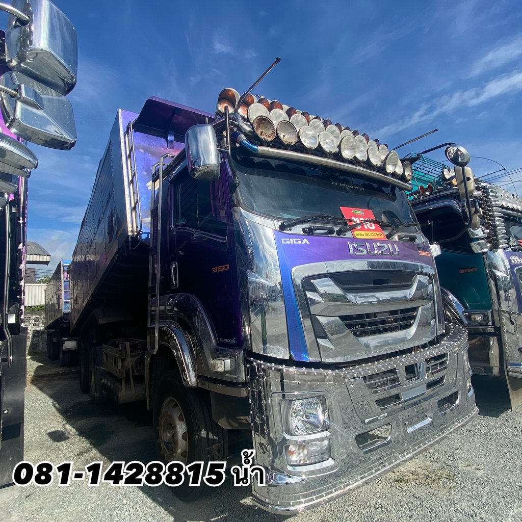 ISUZU FXZ 360แรงม้า รถบรรทุก 10ล้อ พ่วงแม่ลูก ปี2022 (2868 2869)
