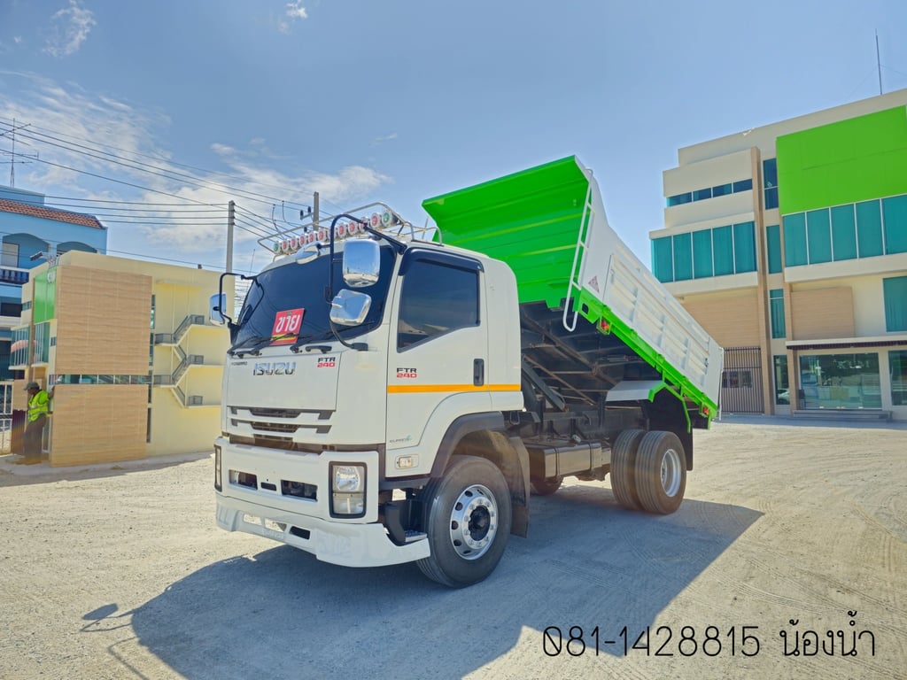 ISUZU FTR 240แรงม้า รถบรรทุก 6ล้อ ดั้มพ์ ปี2022 (3565) ISUZU FTR 240แรงม้า รถบรรทุก 6ล้อ ดั้มพ์ ปี2022 (3565)