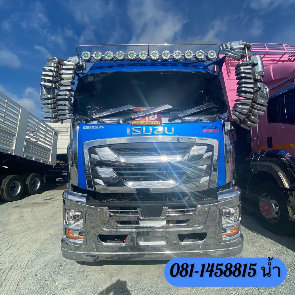 🚚 ISUZU FXZ 360แรงม้า รถบรรทุก 10ล้อ พ่วงแม่ลูก ปี2023 (3502 3088)