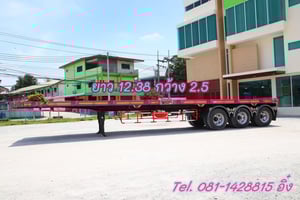 หางพื้นเรียบ สามเพลา อู่เดอะซัน ปี 2565 (0376)