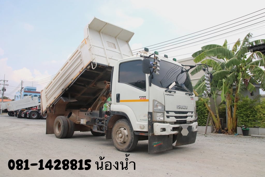 ISUZU FRR 210แรงม้า รถบรรทุก 6ล้อ ดั้มพ์ ปี2021 (3221)