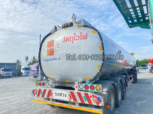❌ใครหาหางน้ำมันอยู่ห้ามพลาด  หางพ่วงน้ำมัน สามเพลา อู่ บันเทิงรุ่งเรือง ปี 2558 (4593)