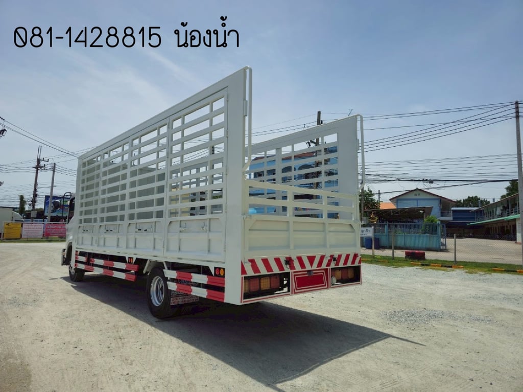 ISUZU FRR 210แรงม้า รถบรรทุก 6ล้อ กระบะคอกสูง ปี2022(1694)