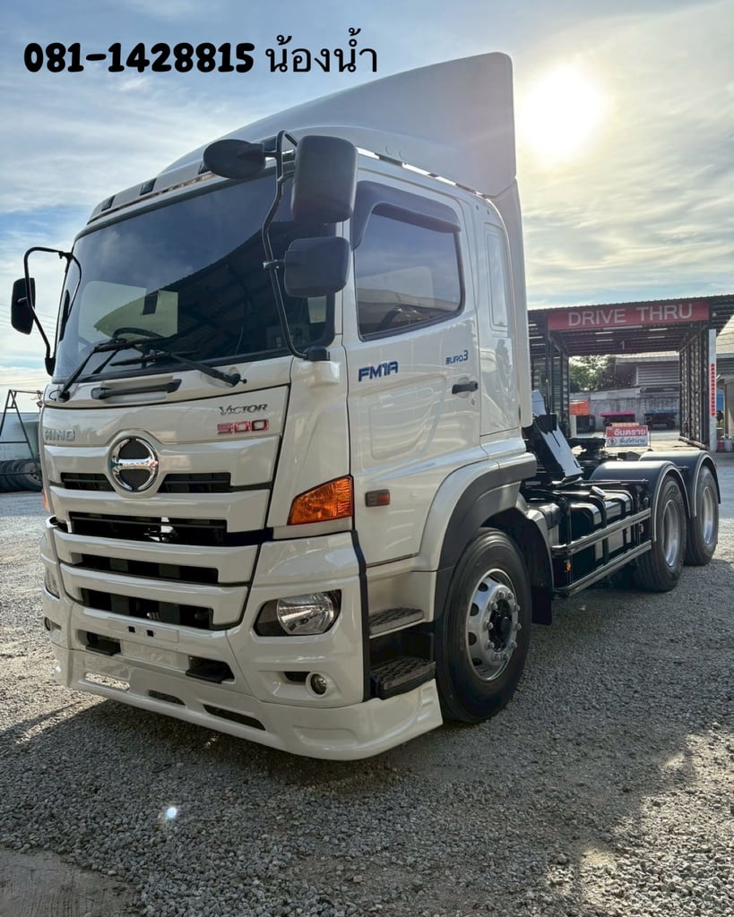 HINO FM 344แรงม้า รถบรรทุก 10ล้อ หัวลาก เฉพาะหัว ปี2021 (8646)