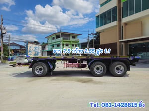 หางพ่วงพื้นเรียบ สามเพลา อู่ ซุ่นชัย ปี 2559 (2767)