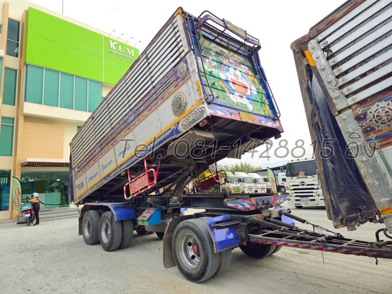 สิบสองล้อดั้ม ISUZU FYH 360 แรง ปี 2556 + หางดั้มพ์ สามคานอู่ ส.สมบัติ ปี 2556 (2507 2508) สิบสองล้อดั้ม ISUZU FYH 360 แรง ปี 2556 + หางดั้มพ์ สามคานอู่ ส.สมบัติ ปี 2556 (2507 2508)