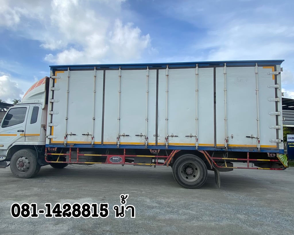 🚚 หกล้อตู้สิบบาน FUSO FM6 240 แรง ปี 2551 (8014) 🚚 หกล้อตู้สิบบาน FUSO FM6 240 แรง ปี 2551 (8014)