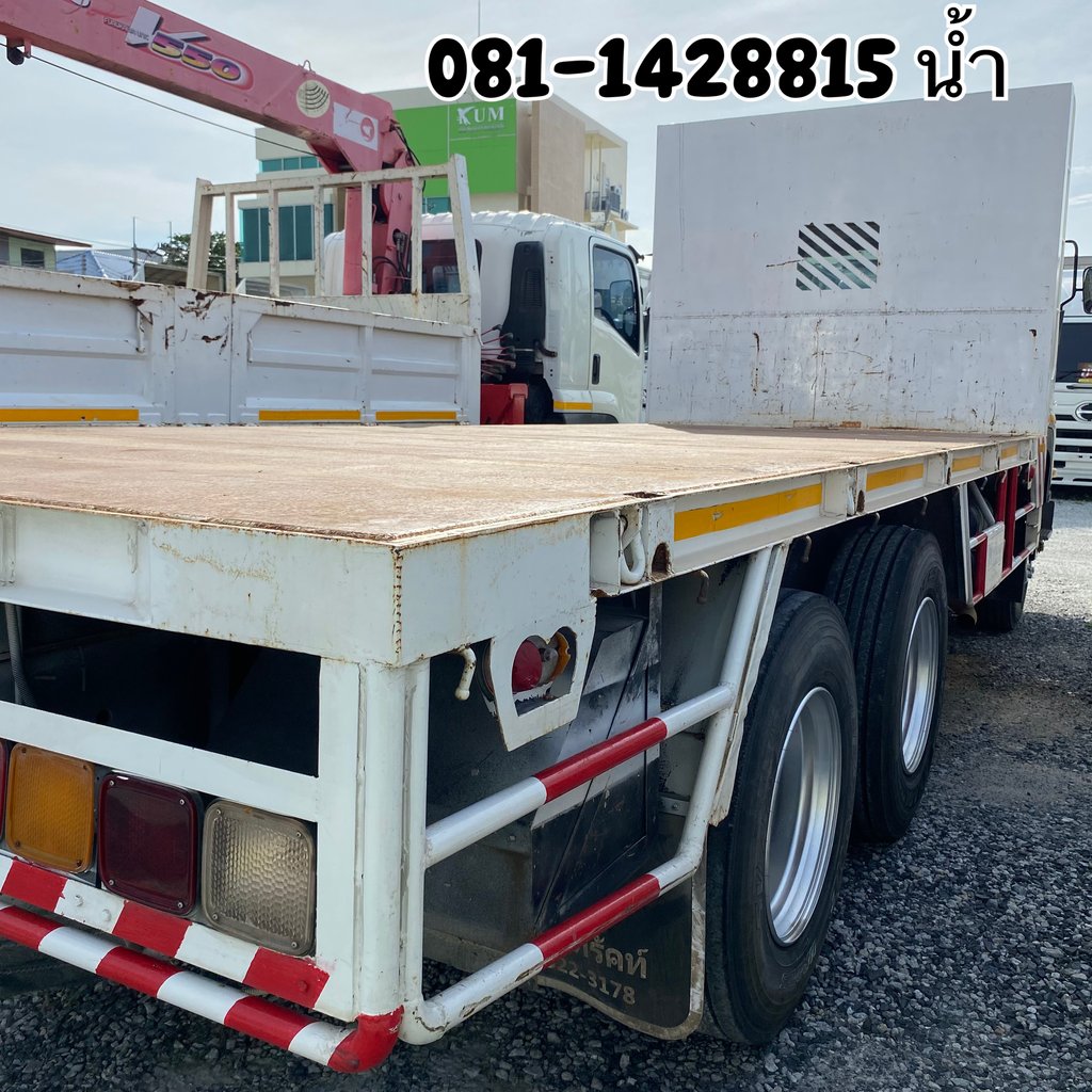 ISUZU FVZ 300แรงม้า รถบรรทุก 10ล้อ พื้นเรียบ ปี2014 (0812)
