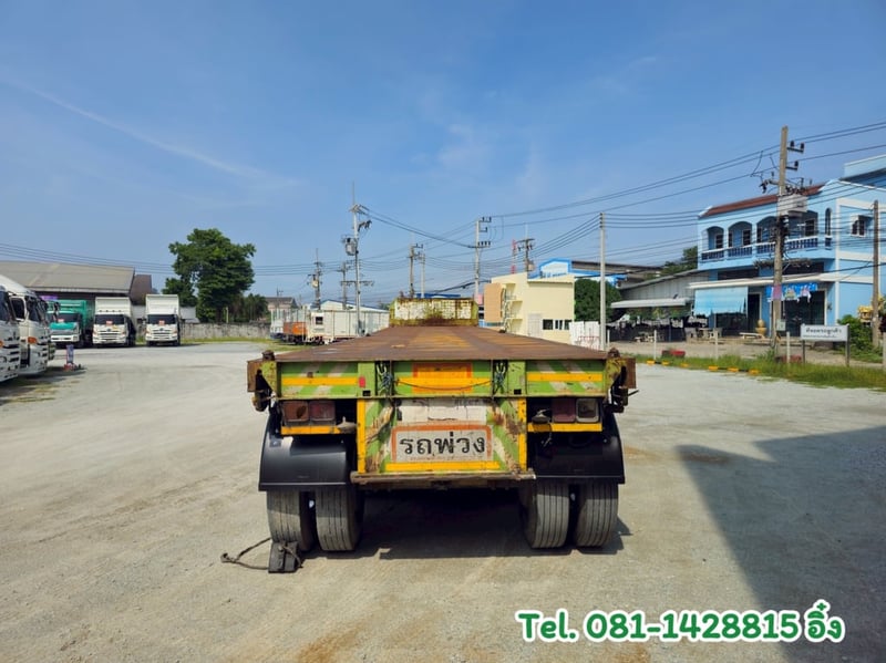 หางพื้นเรียบ สามเพลา อู่ BPT ปี 2558 (7338) หางพื้นเรียบ สามเพลา อู่ BPT ปี 2558 (7338)