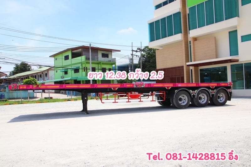 หางพื้นเรียบ สามเพลา อู่เดอะซัน ปี 2565 (0376) หางพื้นเรียบ สามเพลา อู่เดอะซัน ปี 2565 (0376)