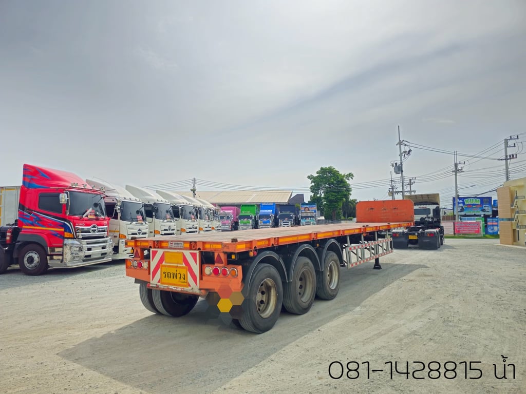 หางพื้นเรียบ สามเพลา อู่ดังสามมิตร ปี 65 (6080) หางพื้นเรียบ สามเพลา อู่ดังสามมิตร ปี 65 (6080)