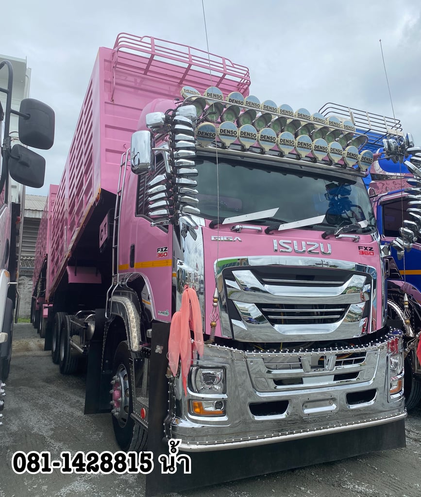 🚚 ISUZU FXZ 360แรงม้า รถบรรทุก 10ล้อ พ่วงแม่ลูก ปี2023 (1364 2110)