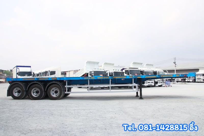 หางพื้นเรียบ สามเพลา อู่ CIMC ปี 2564 (8294)