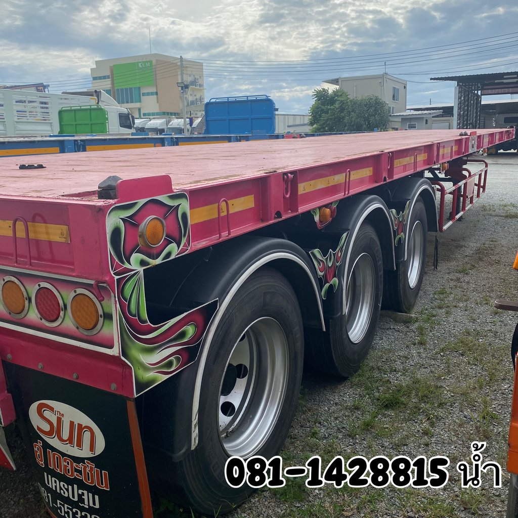 💥 หางพื้นเรียบ สามเพลา อู่เดอะซัน ปี 65 (0376)