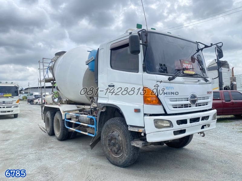 สิบล้อโม่ปูน HINO FM1A 330 แรง ปี2555 โม่ลีปแฮร์ (6785)