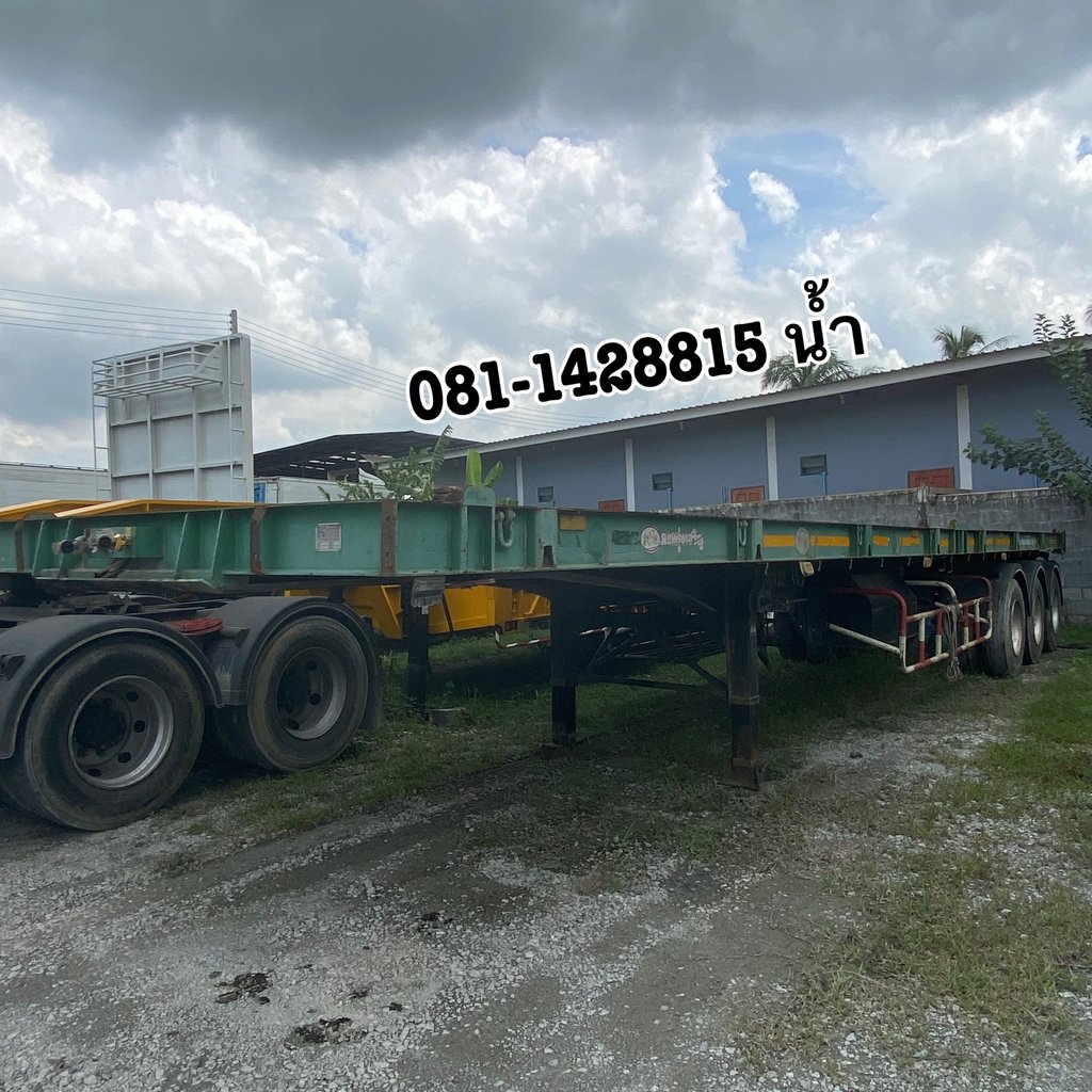 💥 หางพื้นเรียบ สามเพลา อู่ RCK  ปี 2560 (6737)