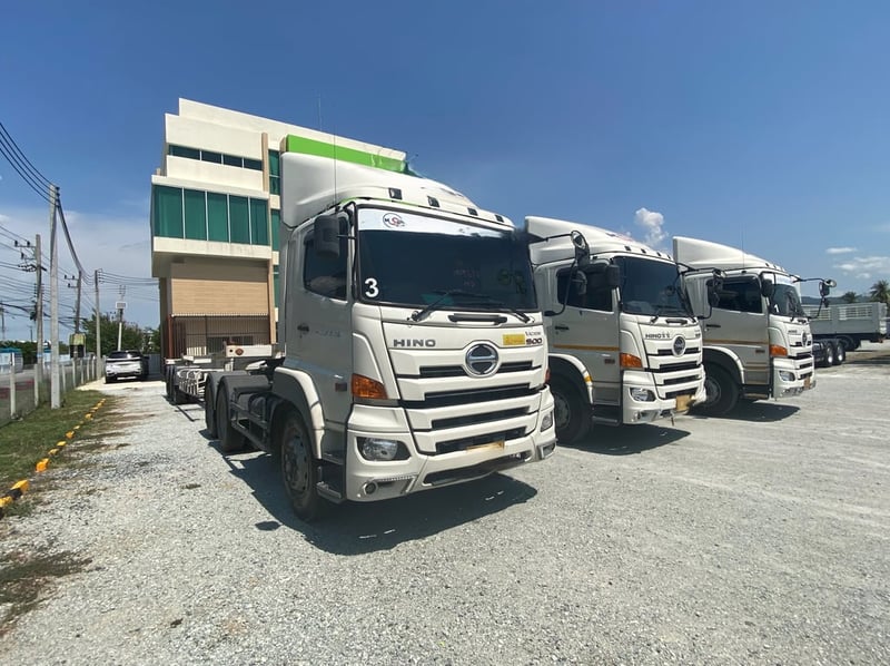 สิบล้อหัวลาก HINO FM1A 344 ปี 2566 ไมล์ 100,XXX Km.  (2521,2517,2528)