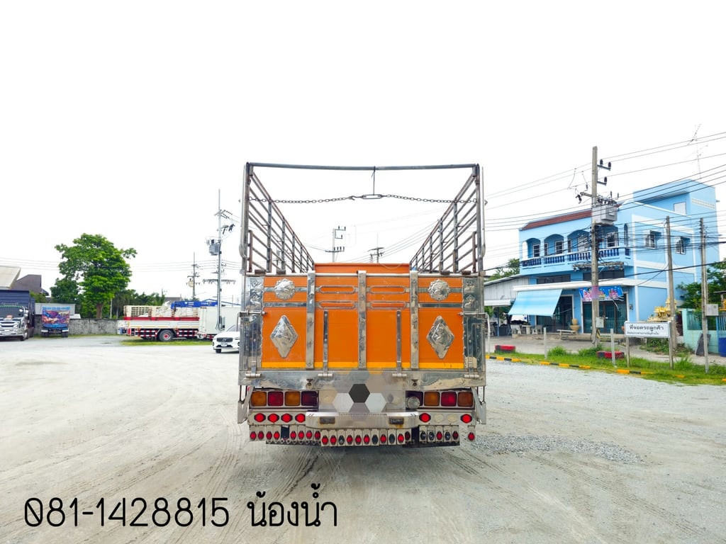 ISUZU FRR 210แรงม้า รถบรรทุก 6ล้อ กระบะคอกสูง ปี2020 (3563)