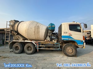 🔥โทรตอนนี้ รับไปเลยส่วนลด 50,000 บาท #สิบล้อโม่ปูน HINO FM1A 330 แรง ปี 2555 (1281)