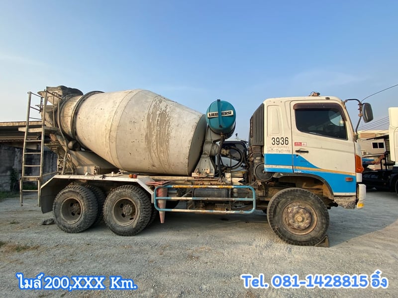 สิบล้อโม่ปูน HINO FM1A 330 แรง ปี 2555 (1281)