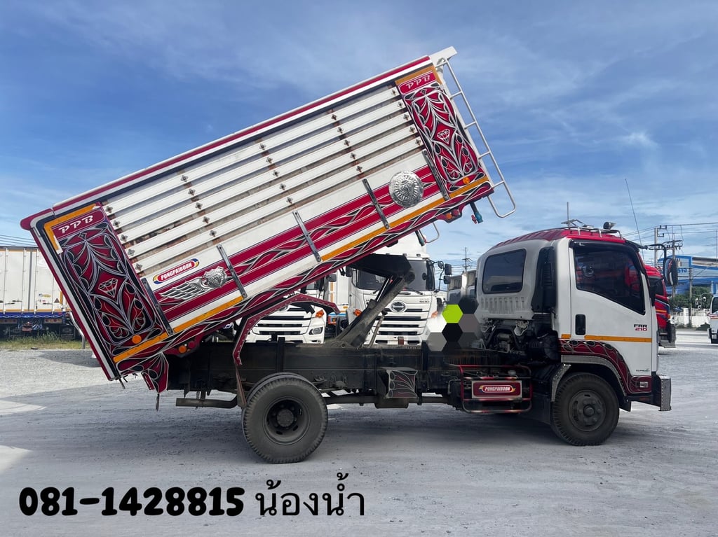 ISUZU FRR 210แรงม้า รถบรรทุก 6ล้อ ดั้มพ์ ปี2022 (7715)