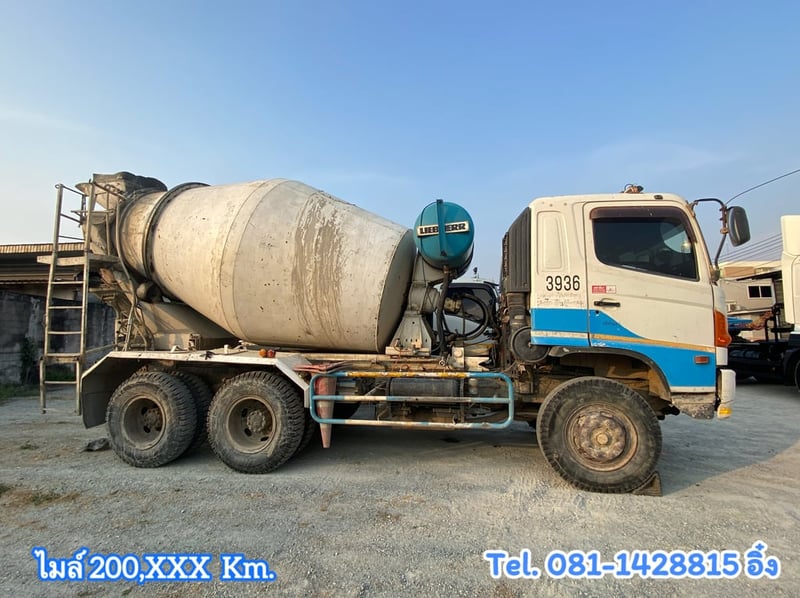 สิบล้อโม่ปูน HINO FM1A 330 แรง ปี 2555 (1281)