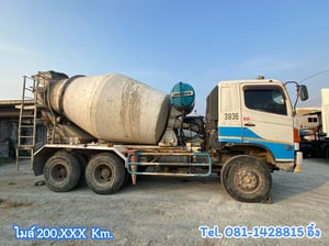 สิบล้อโม่ปูน HINO FM1A 330 แรง ปี 2555 (1281)