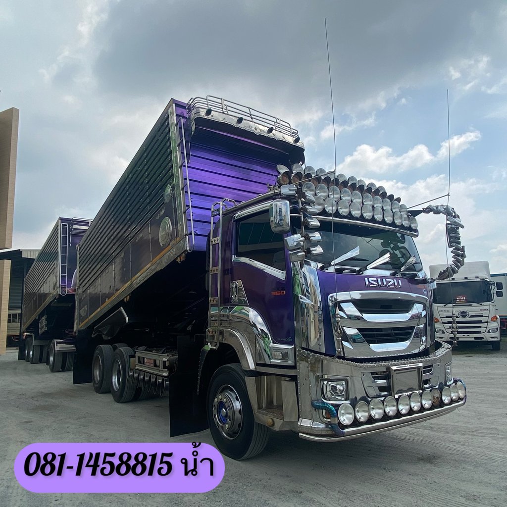 🚚 ISUZU FXZ 360แรงม้า รถบรรทุก 10ล้อ พ่วงแม่ลูก ปี2023 (3111 3112) 🚚 ISUZU FXZ 360แรงม้า รถบรรทุก 10ล้อ พ่วงแม่ลูก ปี2023 (3111 3112)