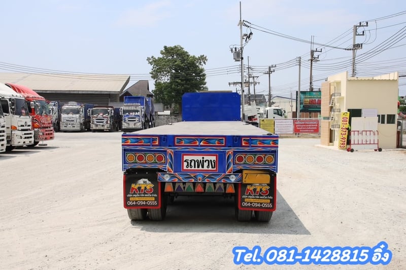 หางพื้นเรียบ สามเพลา อู่ CTT ปี 2565 (1885)