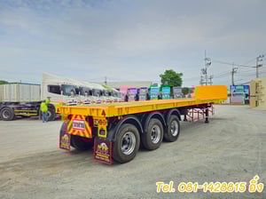 หางพื้นเรียบ สามเพลา  อู่ WAFA  ปี 2563 (6112)