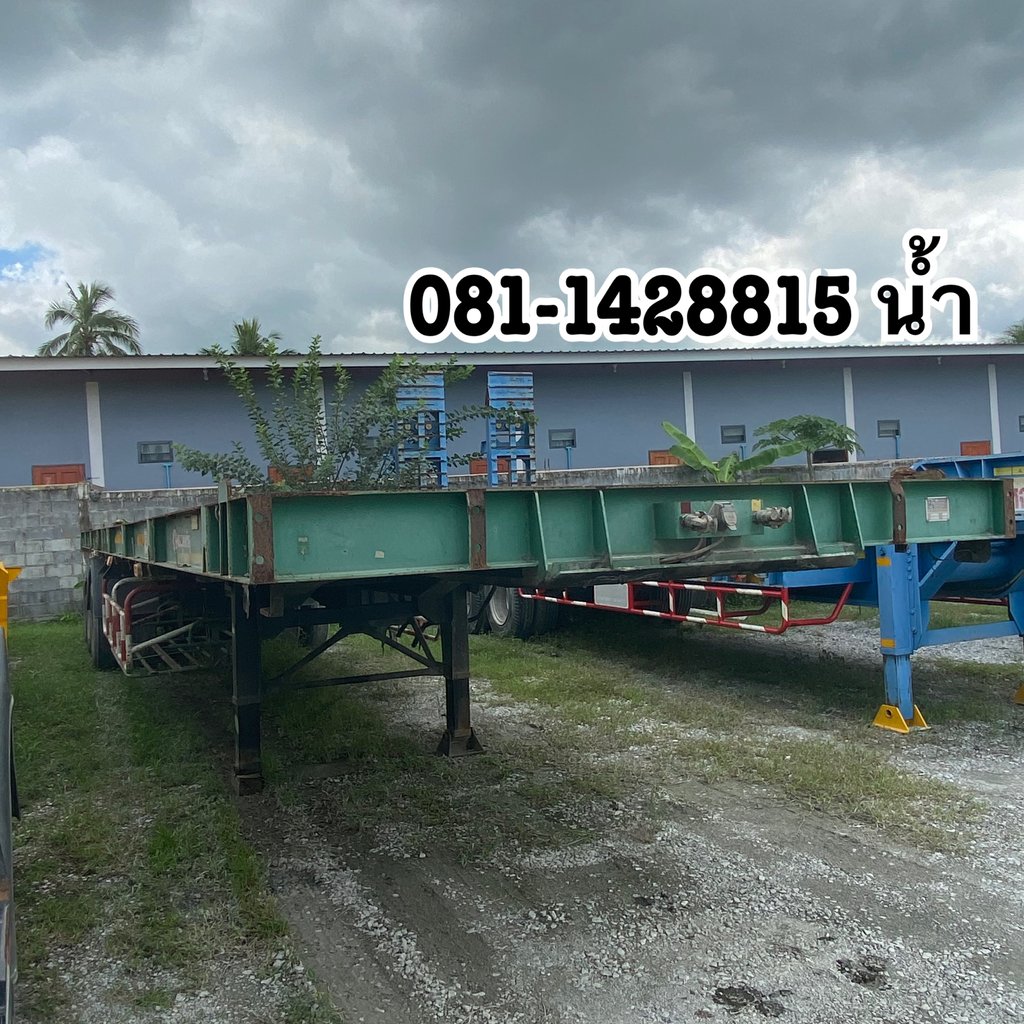 💥 หางพื้นเรียบ สามเพลา อู่ RCK ปี 2560 (6737)