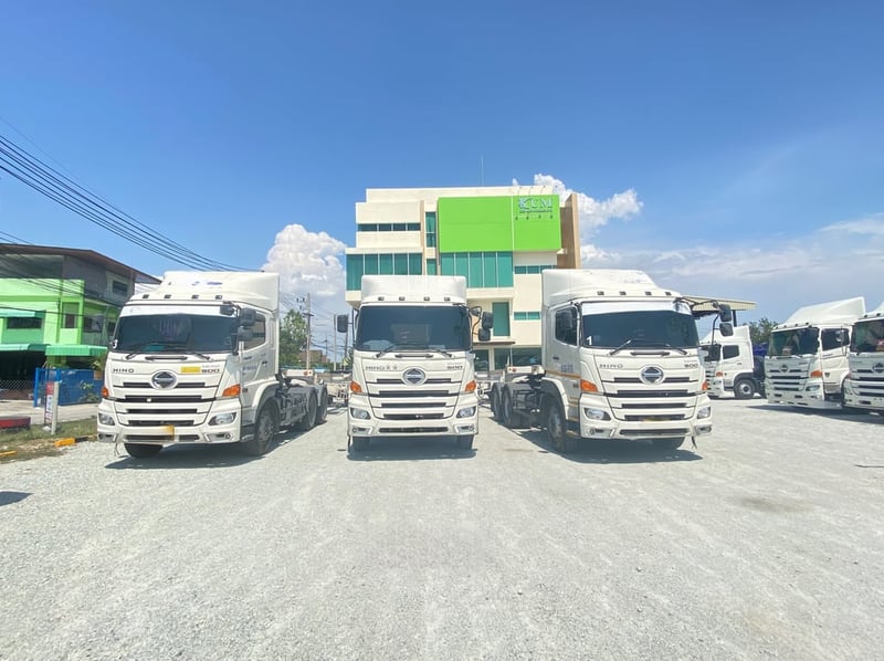 สิบล้อหัวลาก HINO FM1A 344 ปี 2566 ไมล์ 100,XXX Km.  (2521,2517,2528)