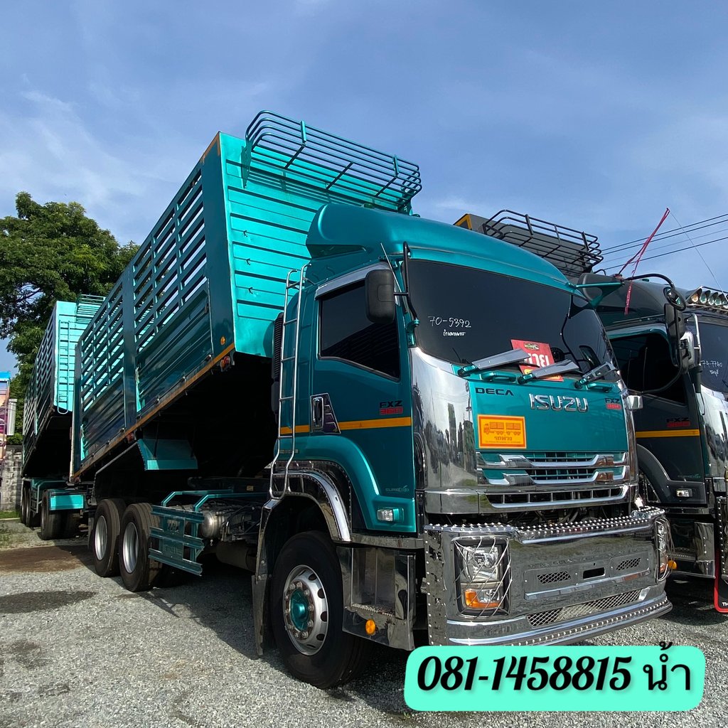 🚚 ISUZU FXZ 360แรงม้า รถบรรทุก 10ล้อ พ่วงแม่ลูก ปี2023 5392 5393) 🚚 ISUZU FXZ 360แรงม้า รถบรรทุก 10ล้อ พ่วงแม่ลูก ปี2023 5392 5393)
