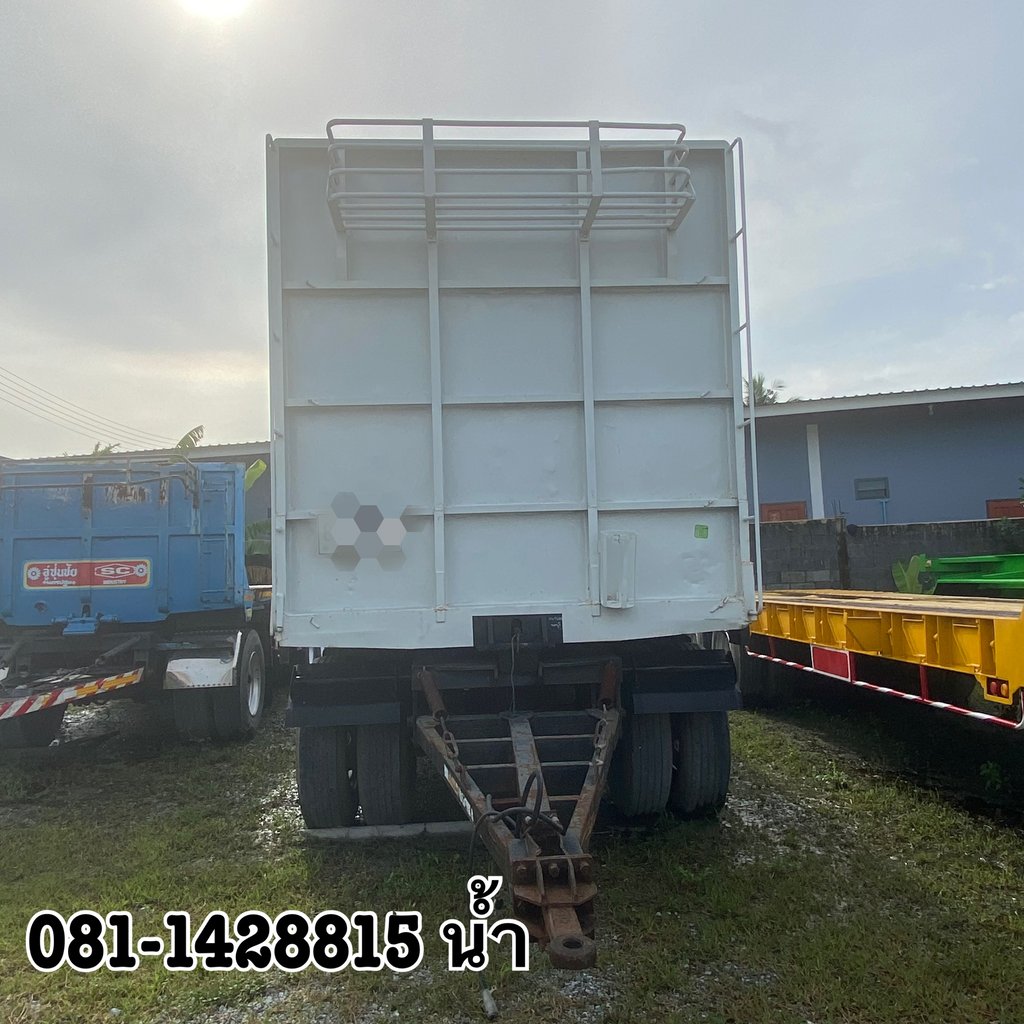 🚚 หางพื้นเรียบ สามเพลา อู่SSK ปี 60 (3648)
