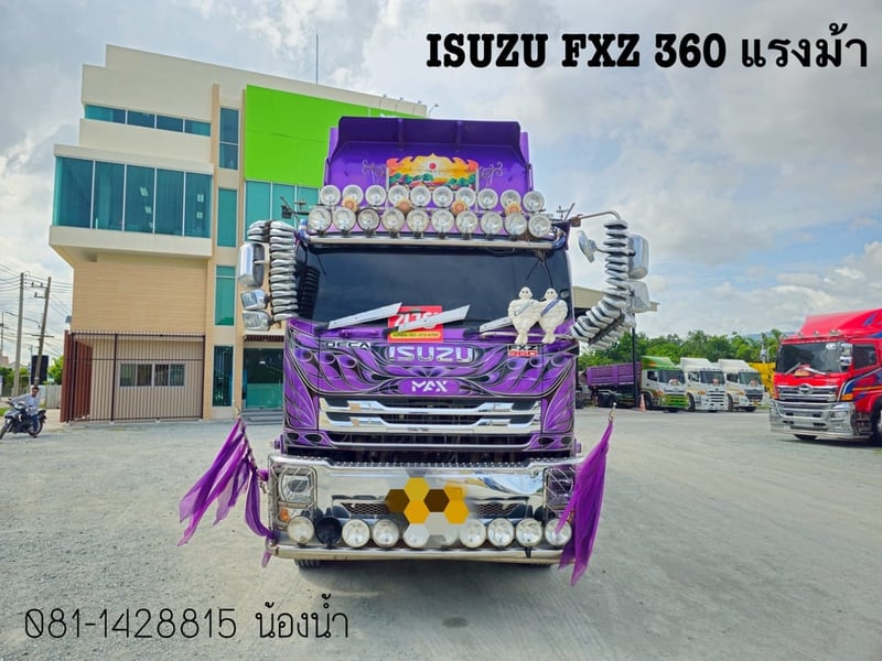 ISUZU FXZ 360แรงม้า รถบรรทุก 10ล้อ พ่วงแม่ลูก ปี2023(9107 9108)